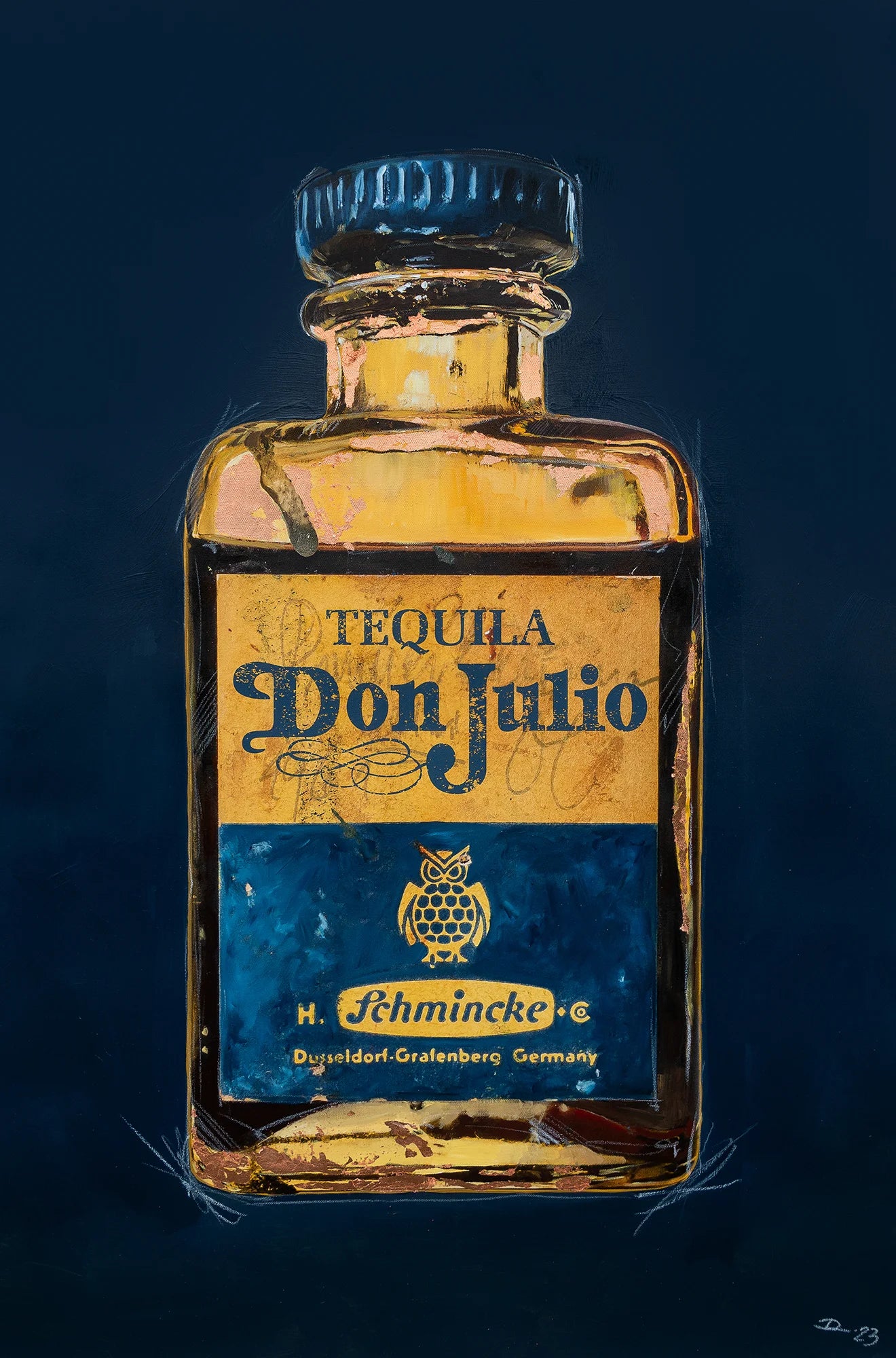 Alkoholika Artefakt Tequila Wandbild Poster für Wohnzimmer