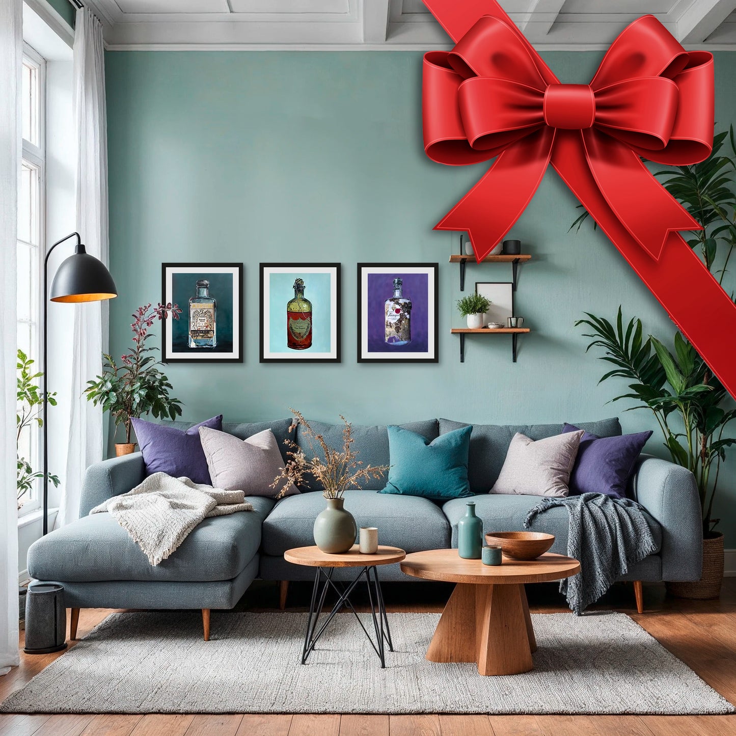 Winterangebot: 3 Kunstdrucke inkl. Rahmen und gratis Kalender 2025 – Perfekt als Geschenke für Männer, Geschenk Valentinstag oder Geburtstag Mann. Stilvolle Kunstwerke inspiriert von über 100 Jahre alter Ästhetik, ideal für Büro, Lounge oder Wohnzimmer.