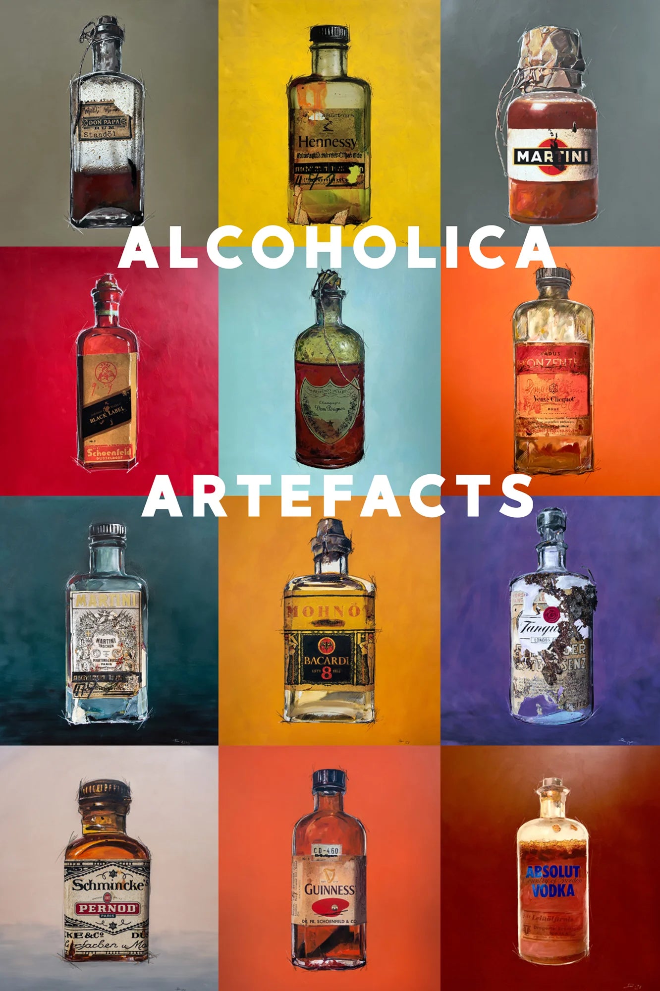 Poster und Bilder für Wohnzimmer Wandbilder Alkoholika Artefakte