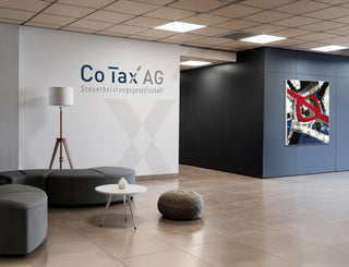 Kunst für Anwalt und Kanzleien für Büro Wandbild Leinwand abstrakt