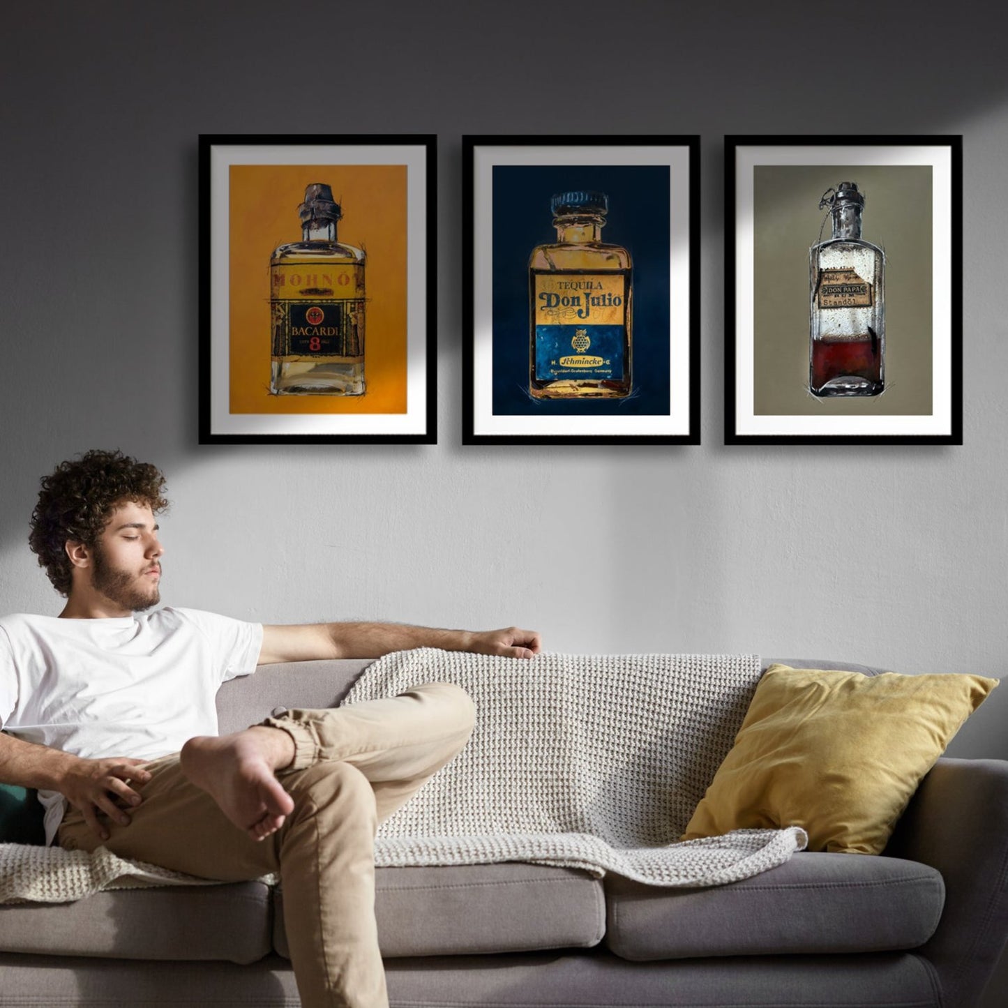 Wandbild und Poster Don Julio für Wohnzimmer als Geschenk für Mann