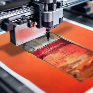 Hochwertiger 8-Farbdruck der Kunstdrucke in spezieller Maschine mit bestem Büttenpapier von Hahnemühle