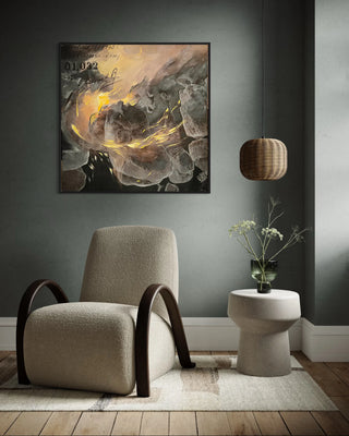 Abstraktes Gemälde für Wohnzimmer oder Büro