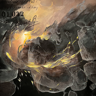 Abstraktes Gemälde für Wohnzimmer oder Büro