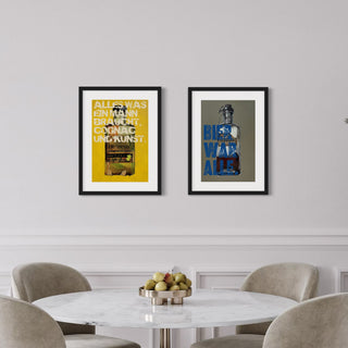 Poster Hennessy, lustiges Bild mit Spruch, 30x40cm