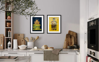 Poster Hennessy, lustiges Bild mit Spruch, 30x40cm
