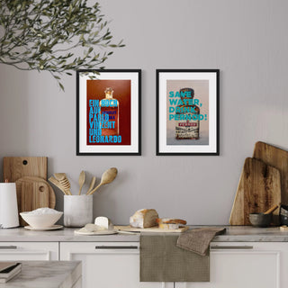 Poster Pernod, lustiges Bild mit Spruch, 30x40cm