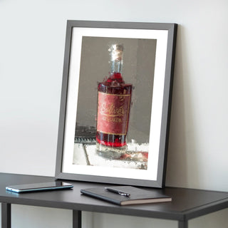 Soliver Brombeer-Gin-Likör – Jetzt als exklusiver Kunstdruck bei Lommer.art 30x40cm