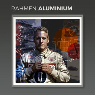 Bild für Wohnzimmer: Le Mans Legacy – Paul Newman 60x60cm