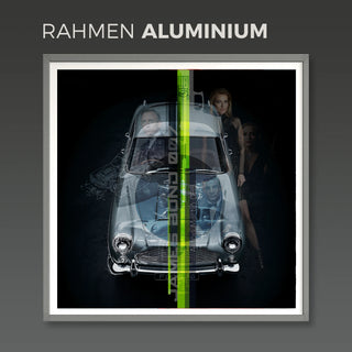 Bild für Wohnzimmer: Racing Legend Aston Martin DB5 Bond Edition 60x60cm