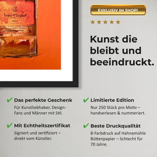 Wandbild Bestseller Kunstdrucke für Wohnzimmer Limitiert mit Zertifikat Poster Geschenk