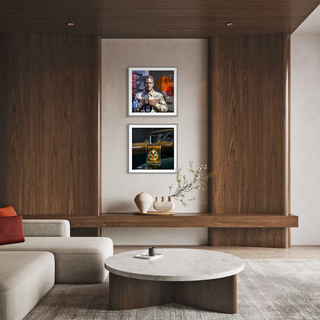 Bild für Wohnzimmer: „Octane Spirit“, 60x60cm