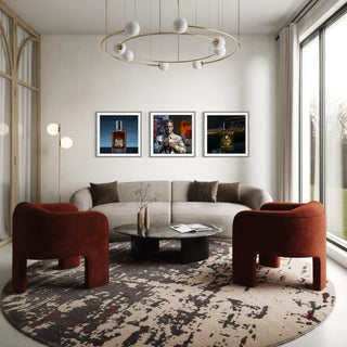 Bild für Wohnzimmer: „Octane Spirit“, 60x60cm