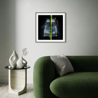 Bild für Wohnzimmer: Racing Legend Aston Martin DB5 Bond Edition 60x60cm