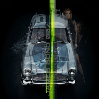 Bild für Wohnzimmer: Racing Legend Aston Martin DB5 Bond Edition 60x60cm