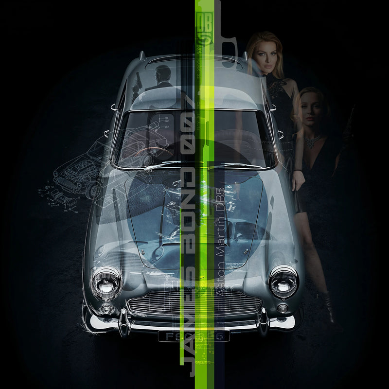 Fine Art Print Aston Martin DB5