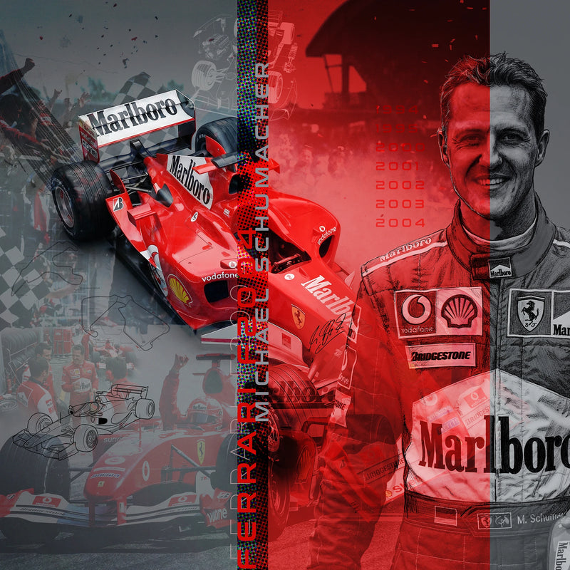 Fine Art Print Michael Schumacher