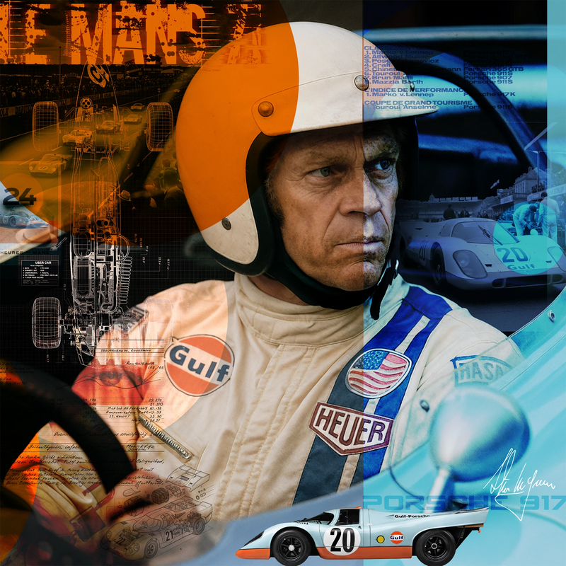 Fine Art Print Steve McQueen – Le Mans Legacy