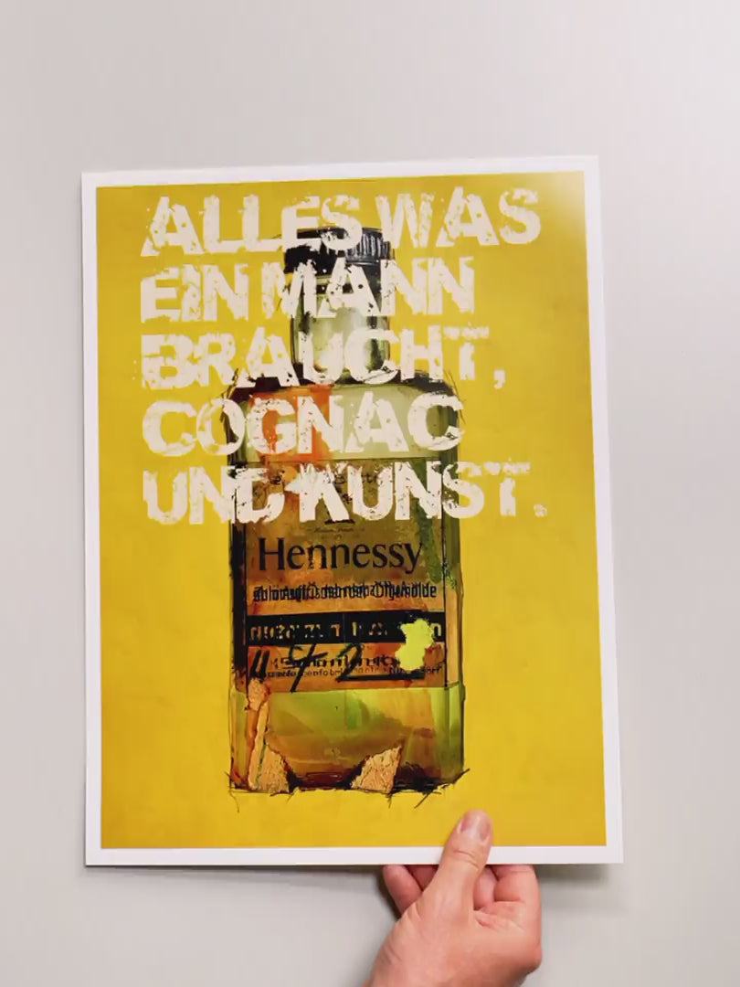 poster als bild in gelb für küche
